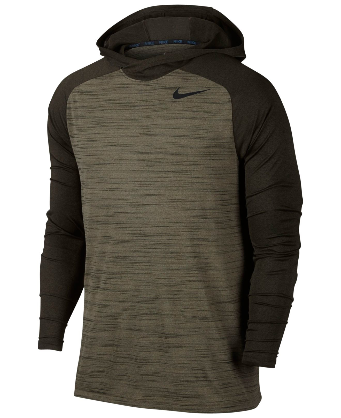 Nike Men's Dri-fit Touch Training Hoodie in Olive (Green) for Men - Lyst