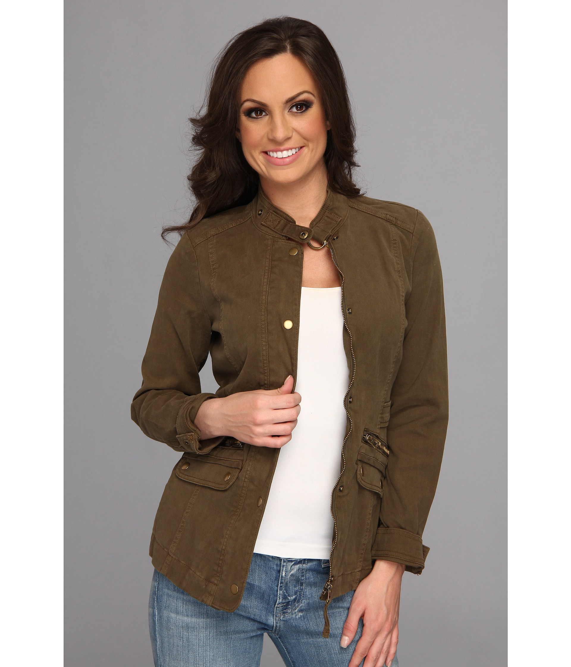 Lyst - Lucky Brand Highland Military Jacket in Green
