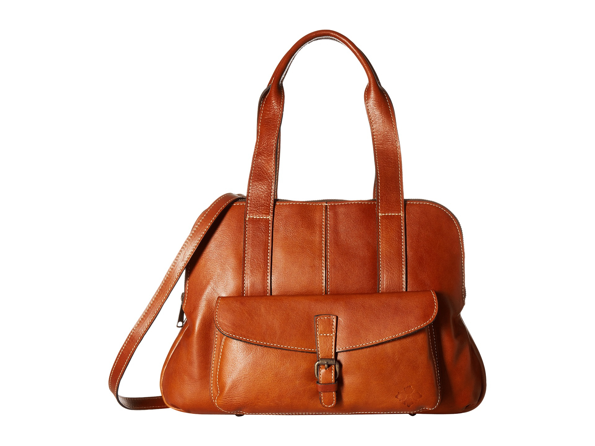 Patricia Nash Leather Heritage Collection Bolsena Tote Bag in Tan
