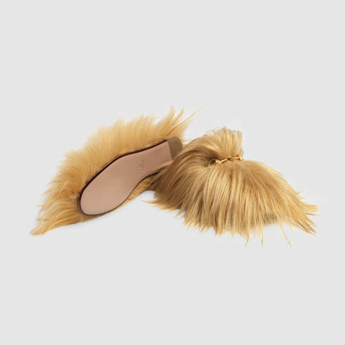 gucci goat slippers