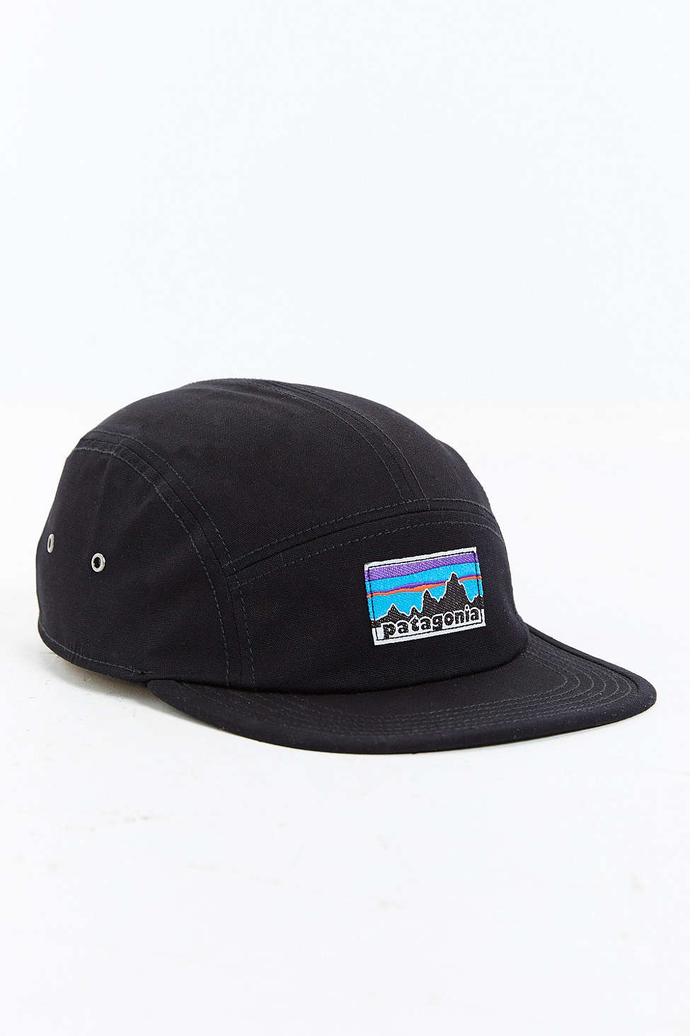 Patagonia Retro Fitz Roy Label 5-panel Baseball Hat in Black for Men | Lyst