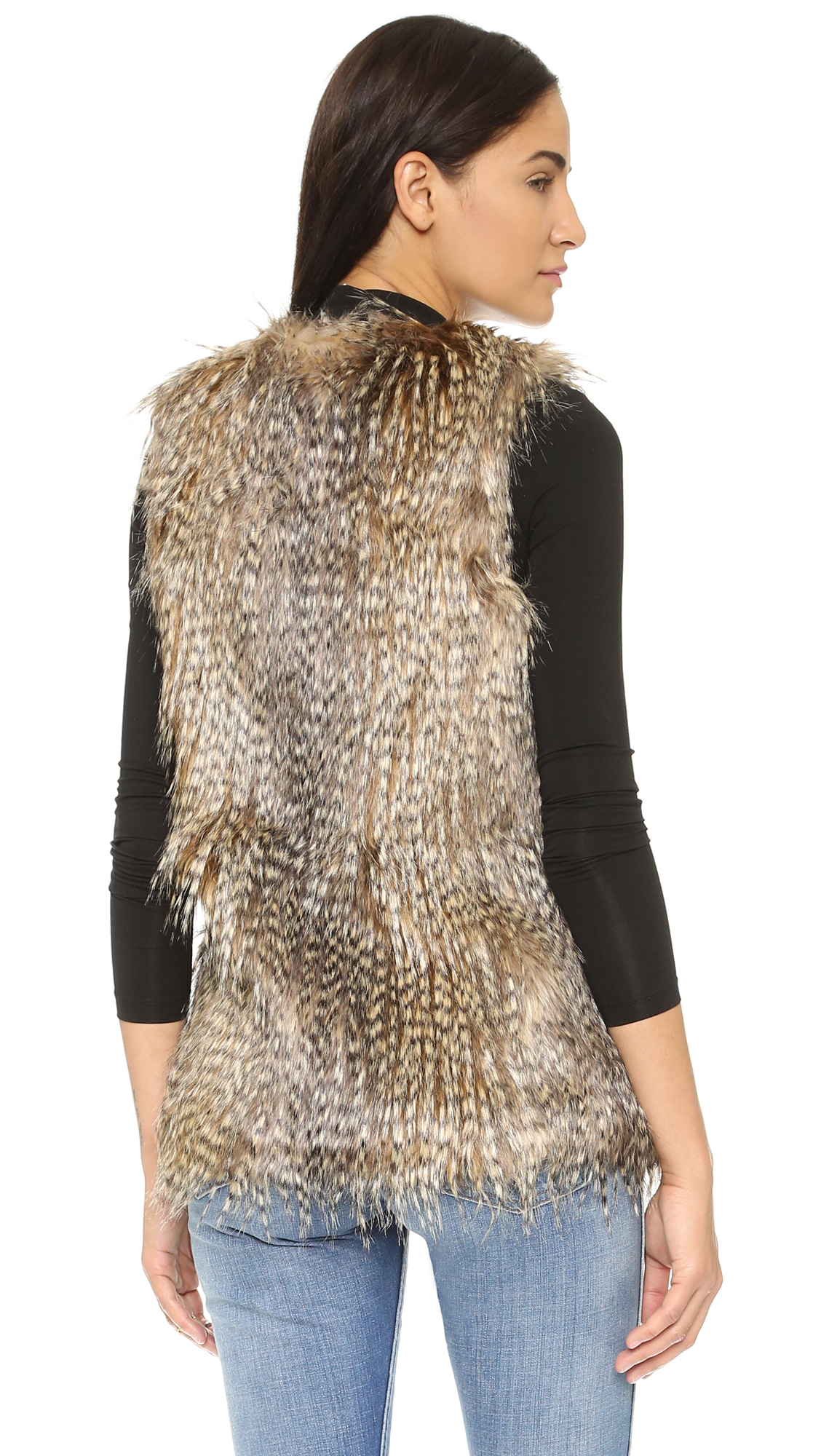 peacock feather vest