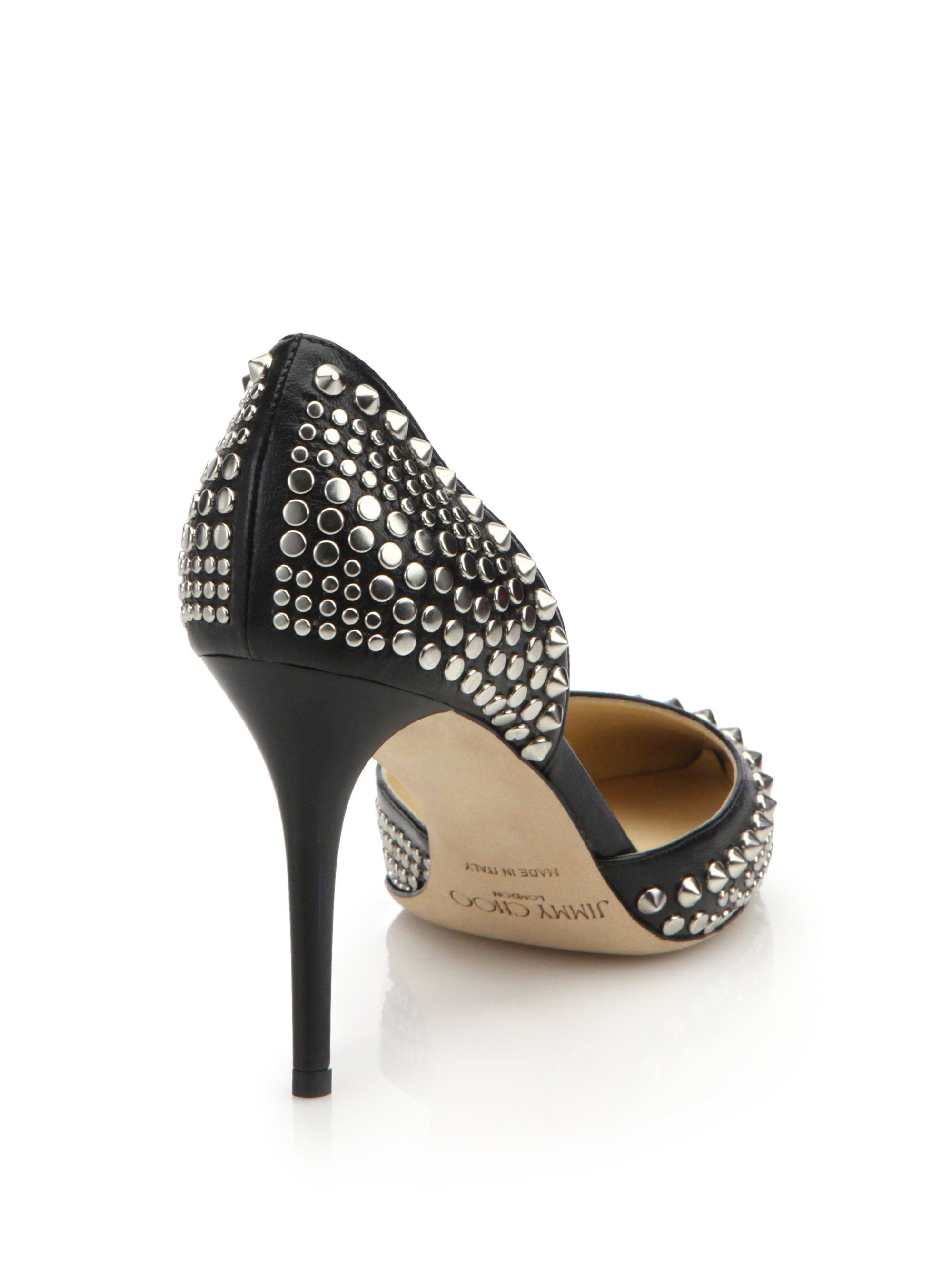 jimmy choo studded heels