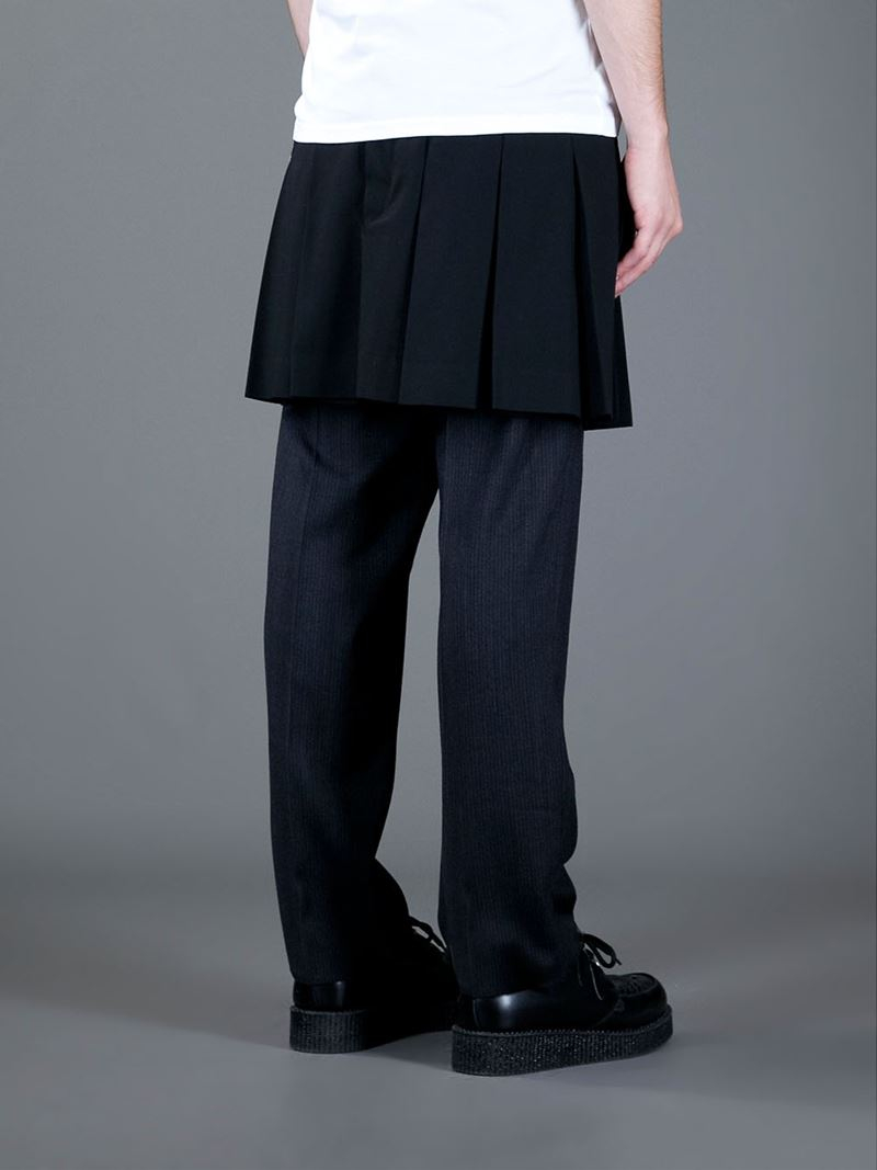 Trousers and skirt