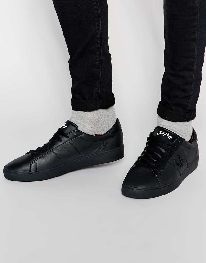Fred Perry Spencer Leather Sneakers in 