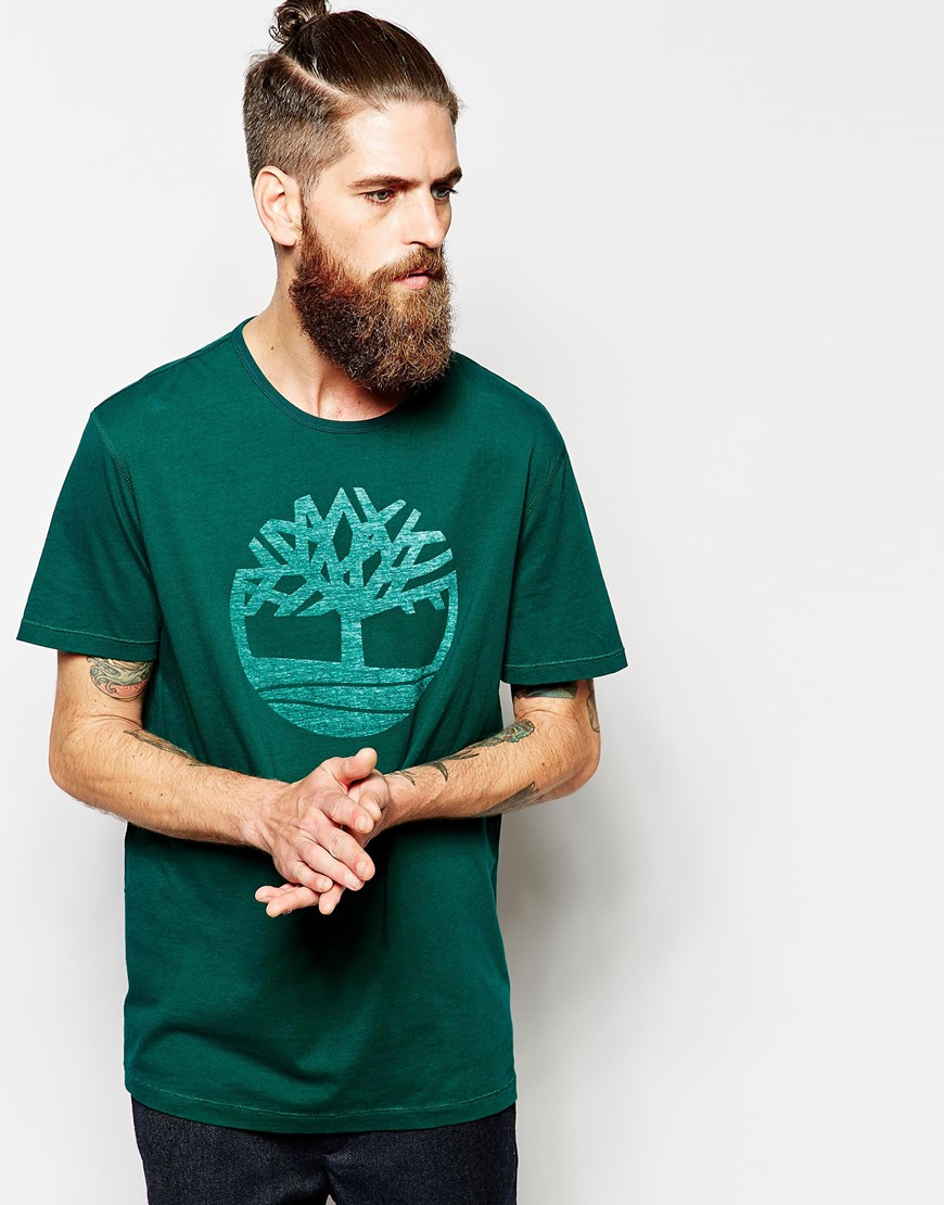 timberland green shirt