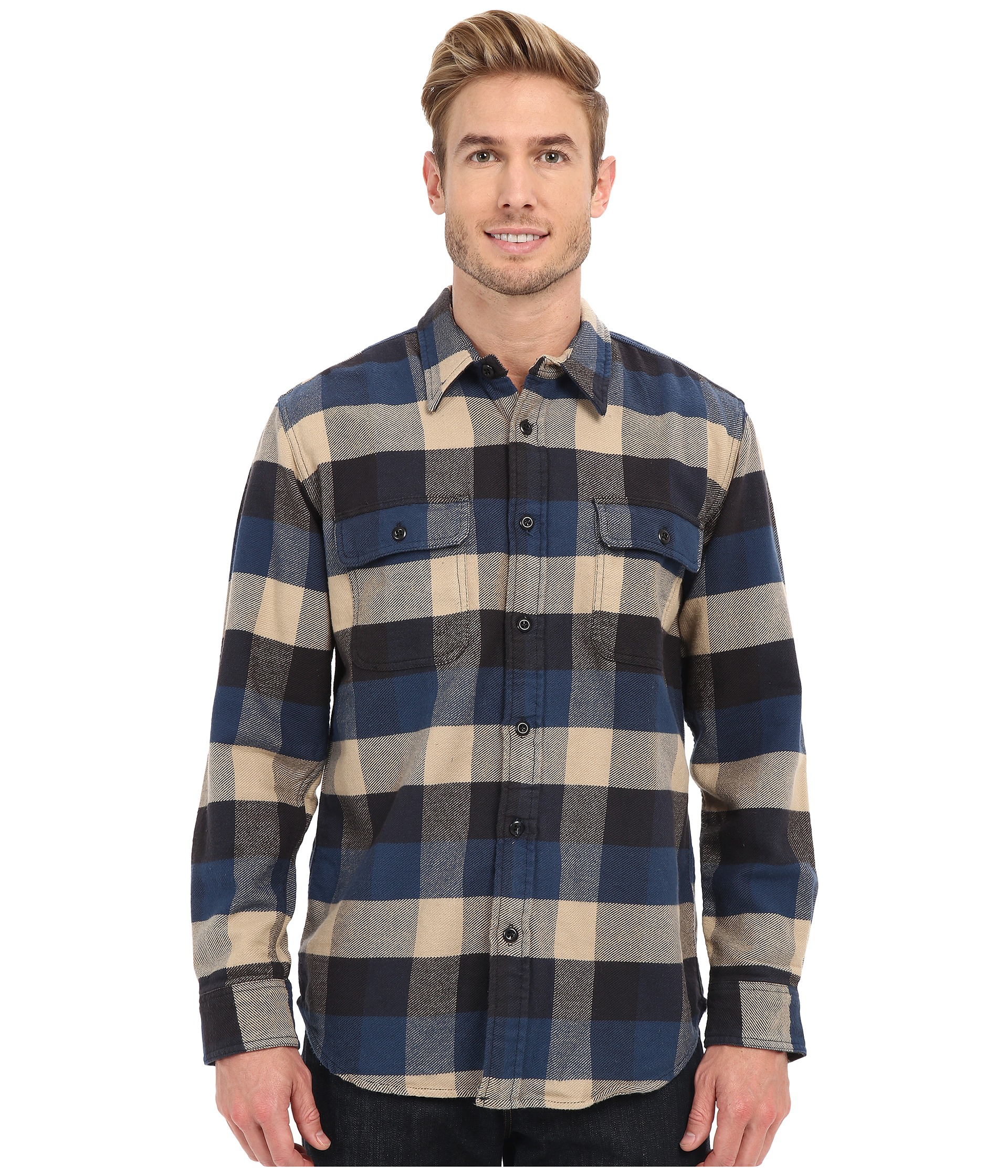 Filson Vintage Flannel Work Shirt in Blue for Men - Lyst