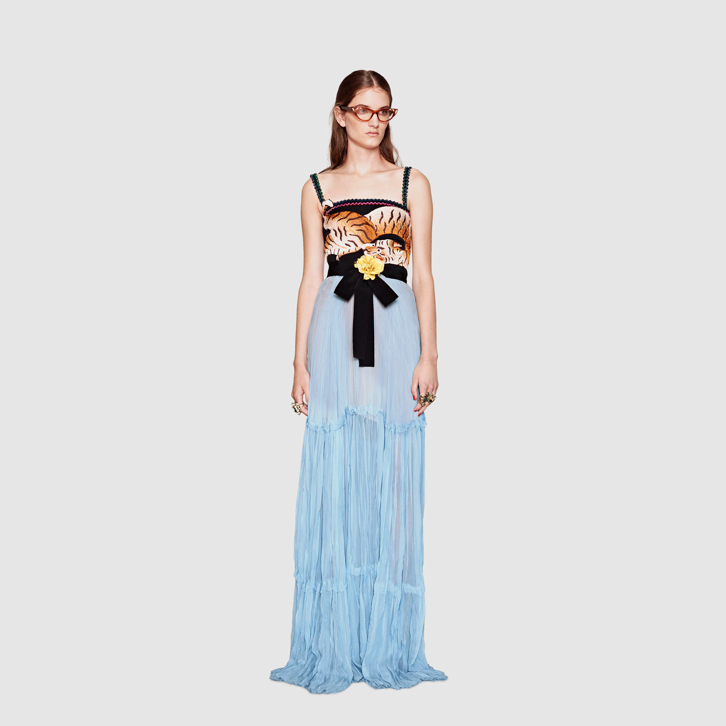 gucci tiger dress