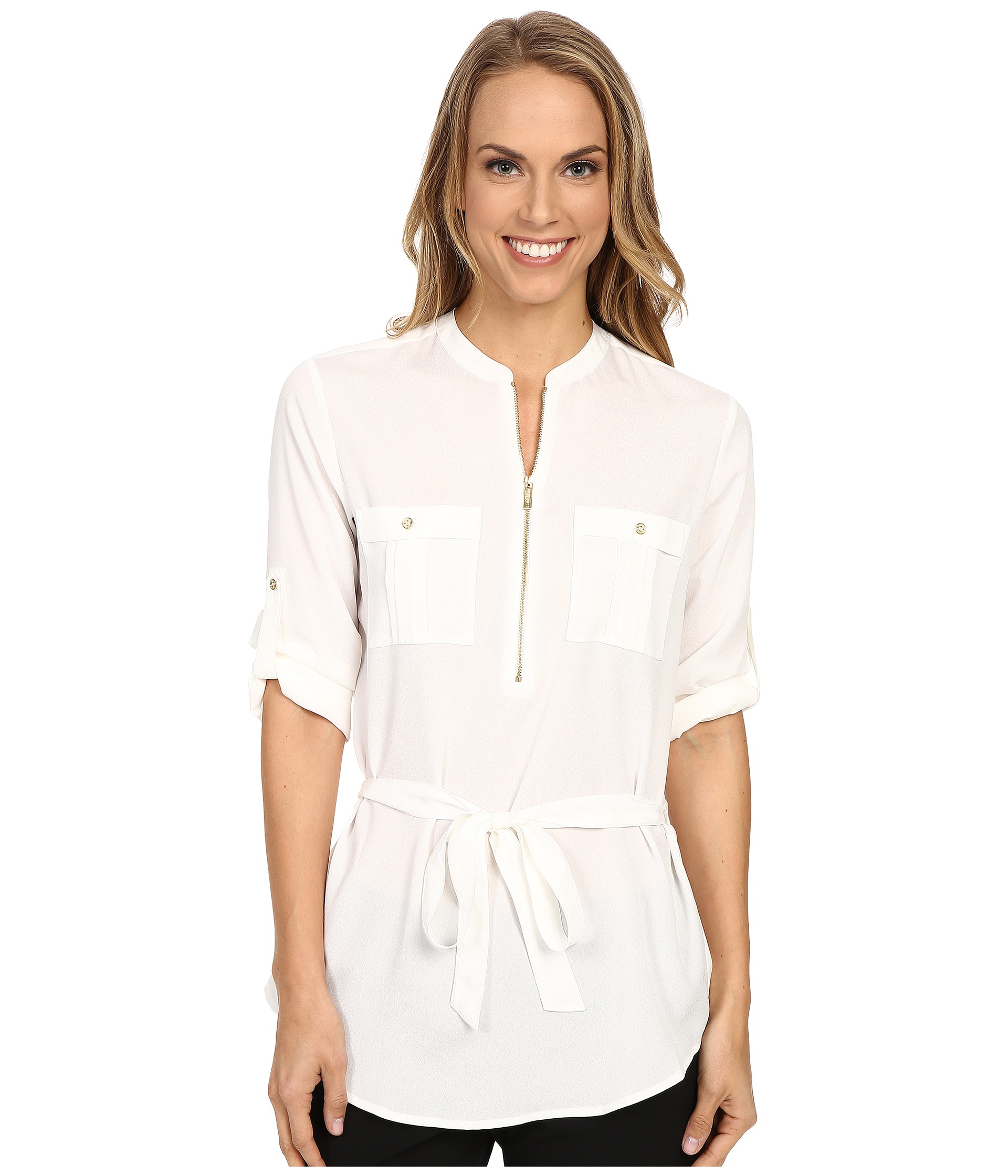 calvin klein tunic tops