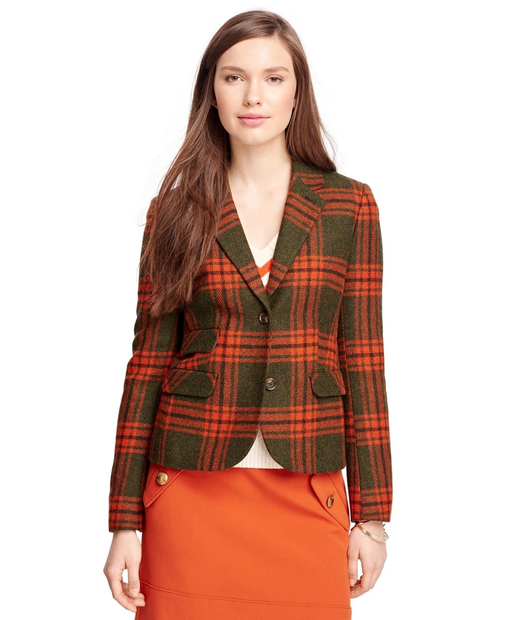 brooks brothers plaid blazer