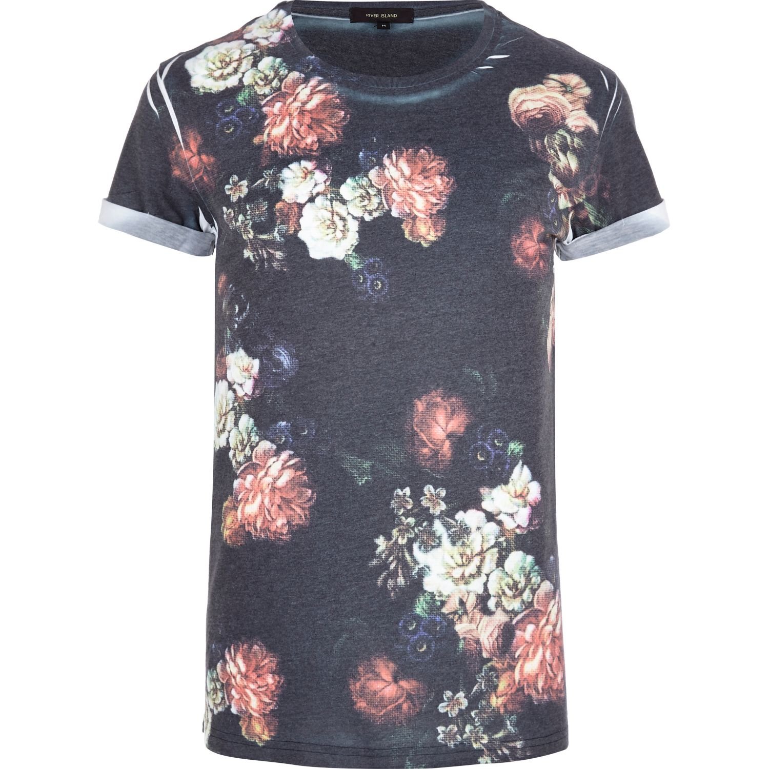 river island printed shirt