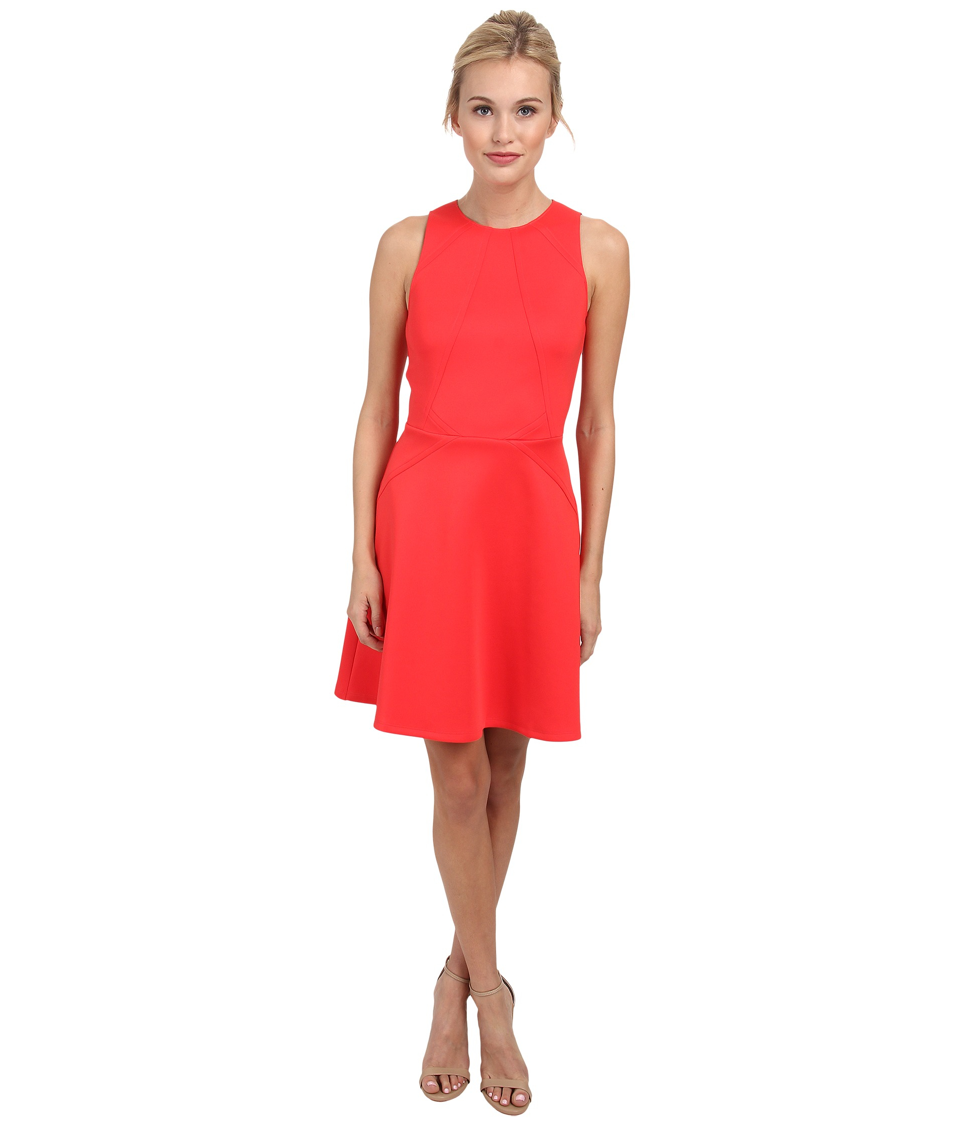 peplum skater dress