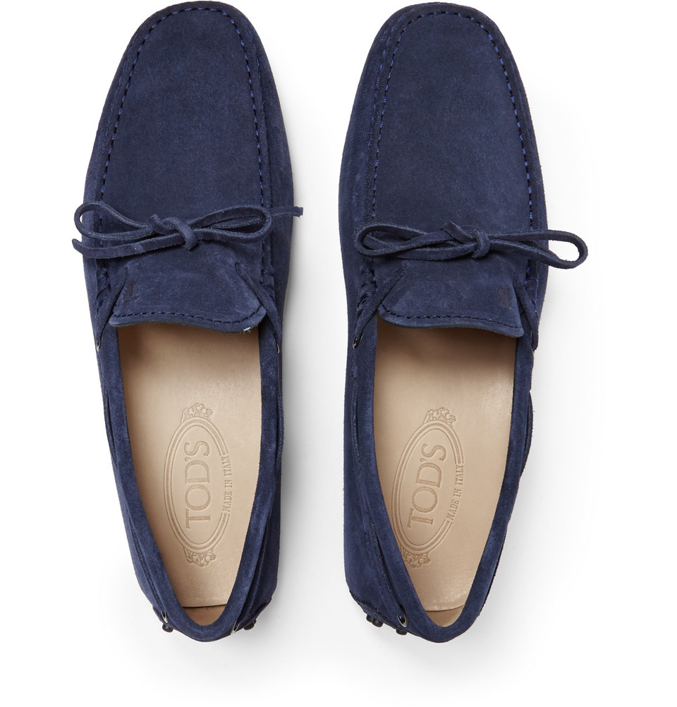 tod's suede shoes