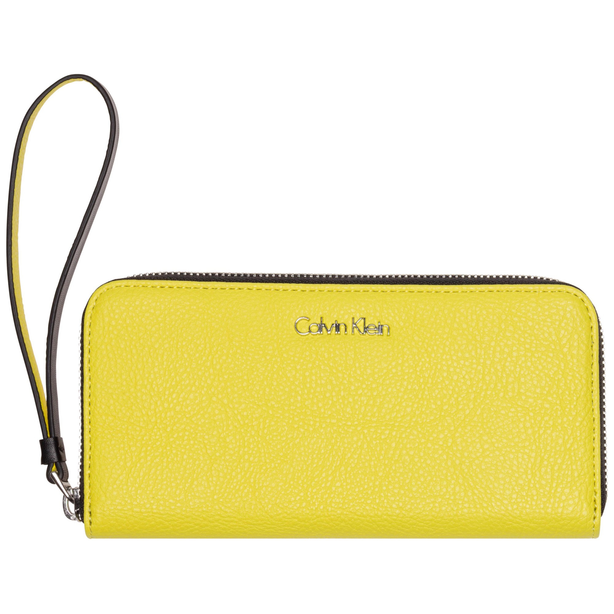 calvin klein yellow purse