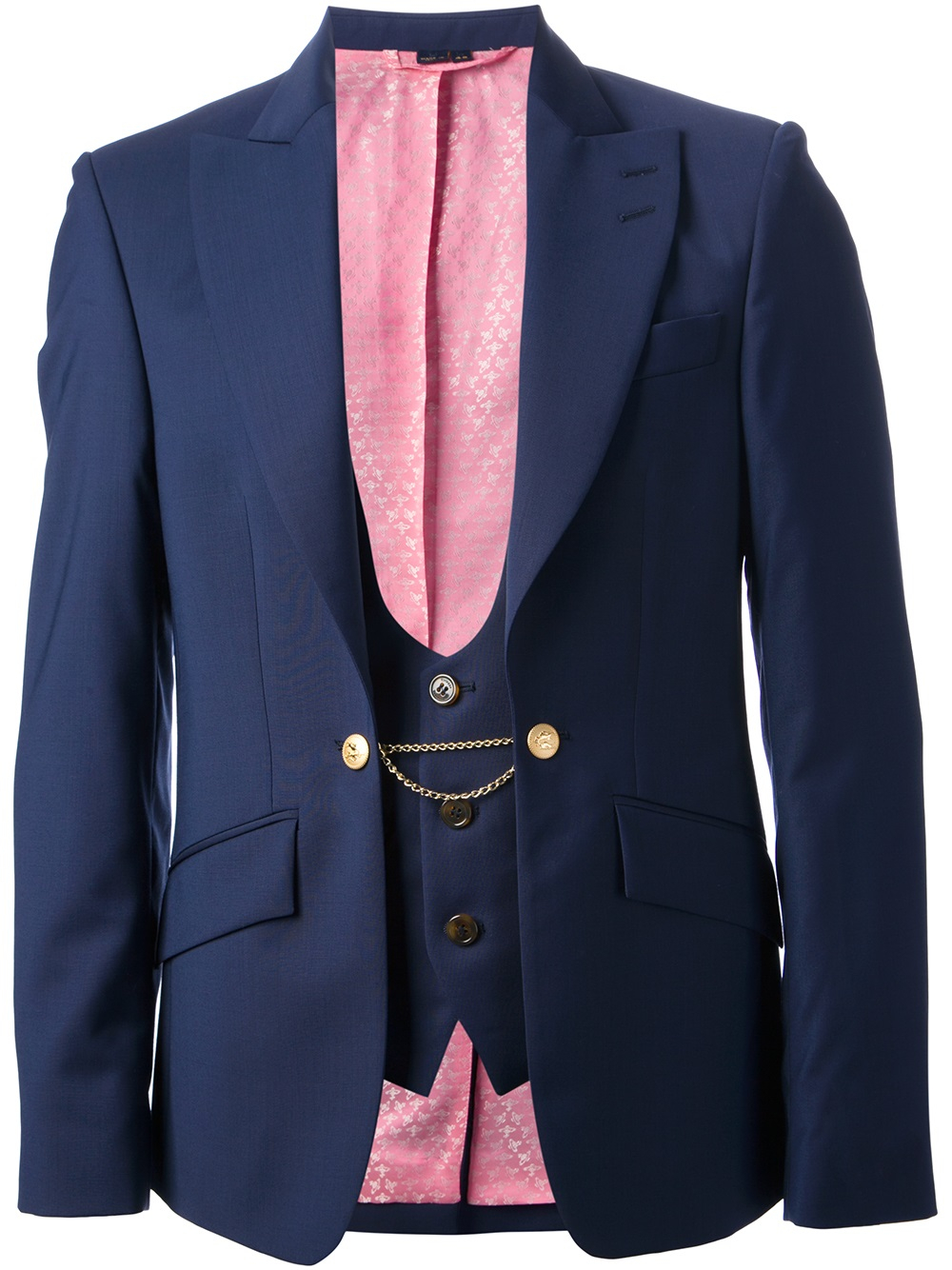 Vivienne Westwood Blazer and Waist Coat in Blue for Men | Lyst