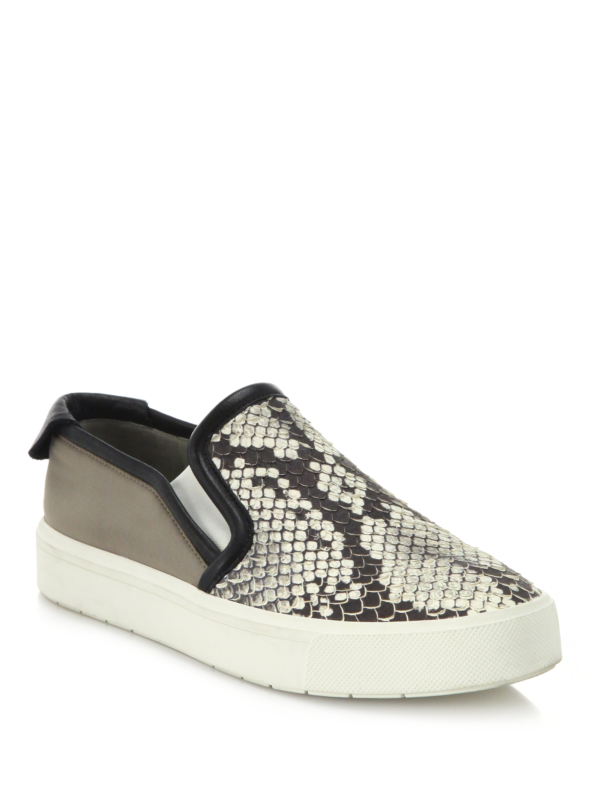 vince leather sneakers