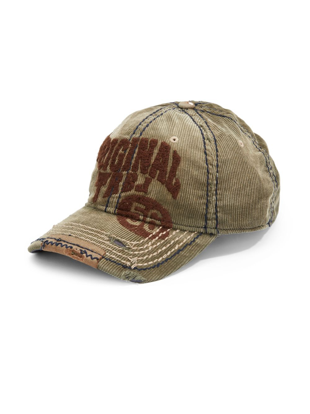 Lyst True religion Graphic Print Baseball Cap in Natural for Men