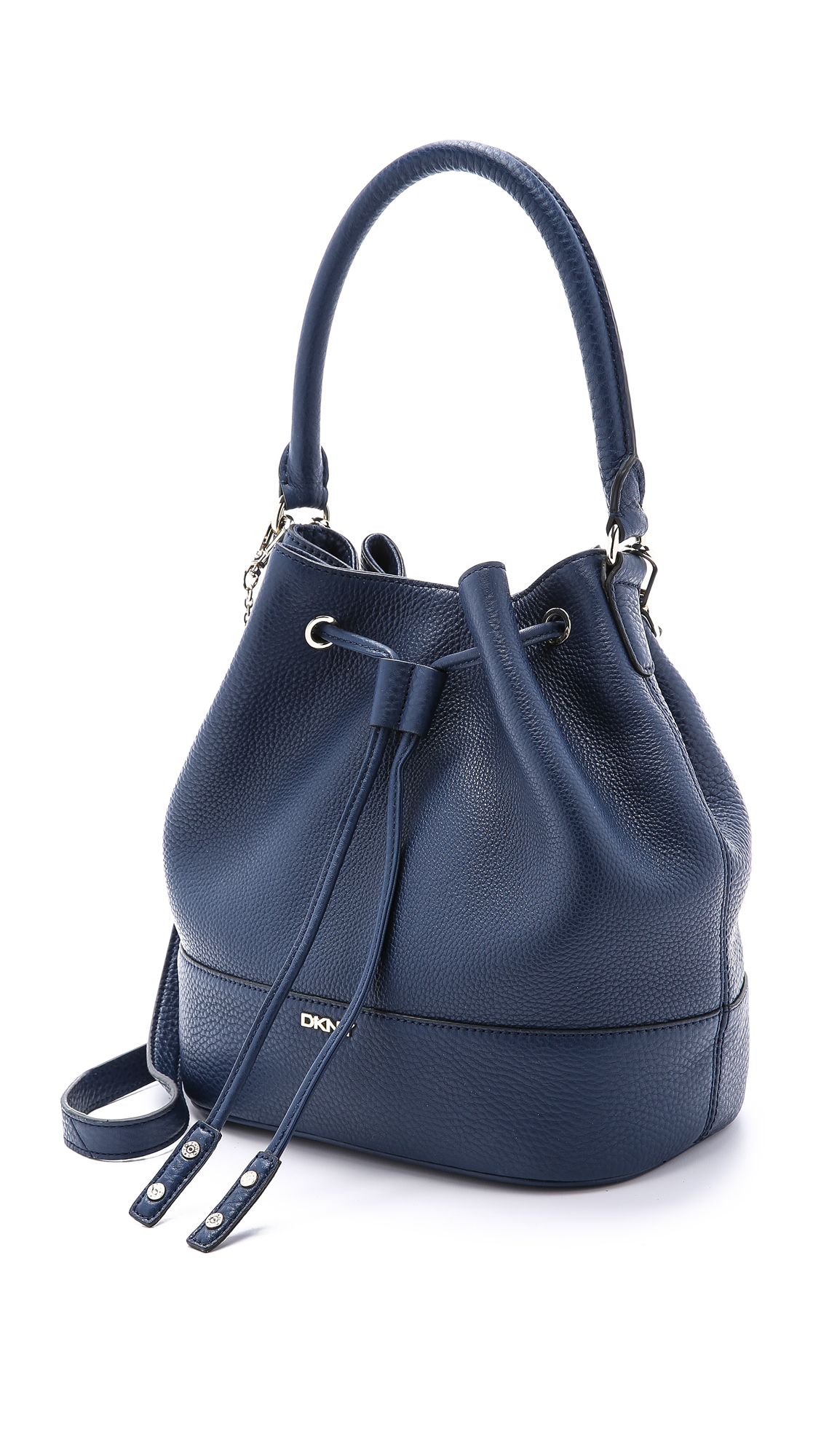 DKNY Leather Bryant Park City Cross Body Bag in Navy (Blue) Lyst
