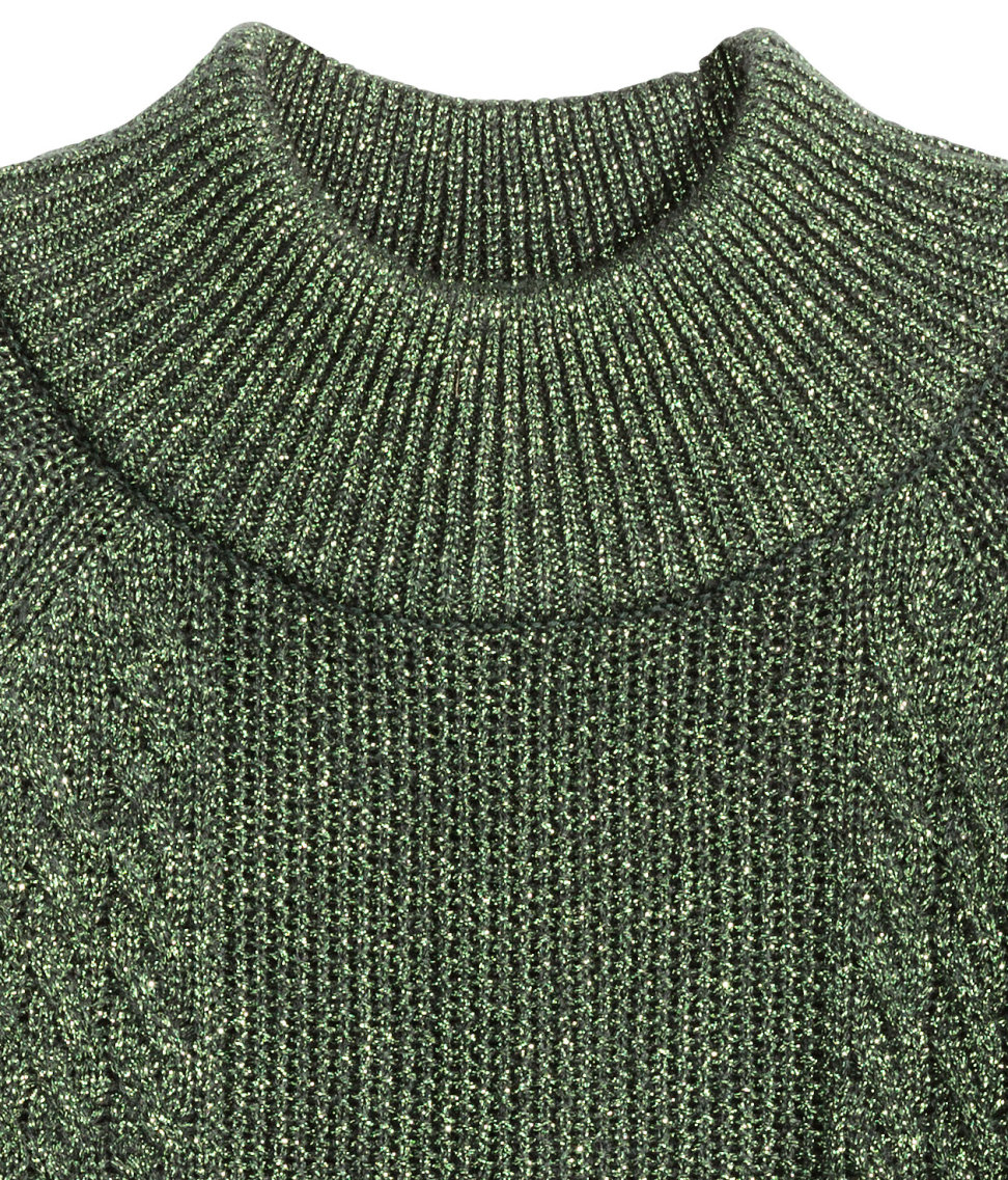 glitter knitwear
