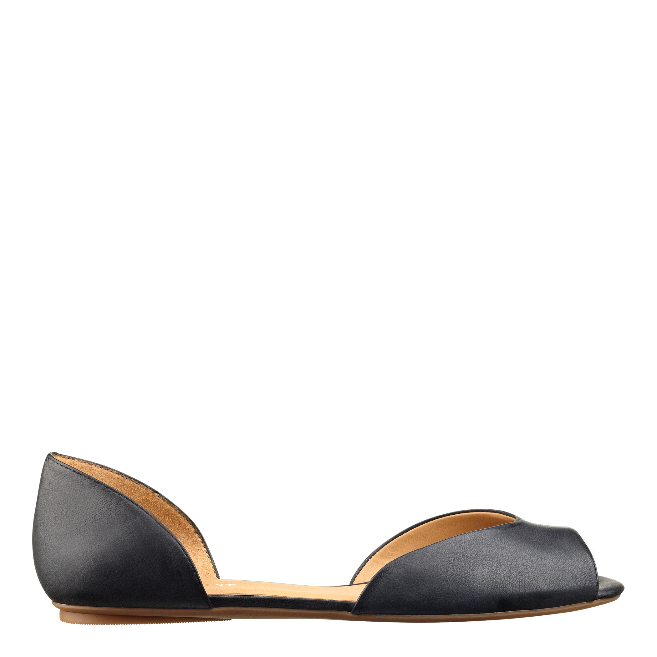 wide width peep toe flats