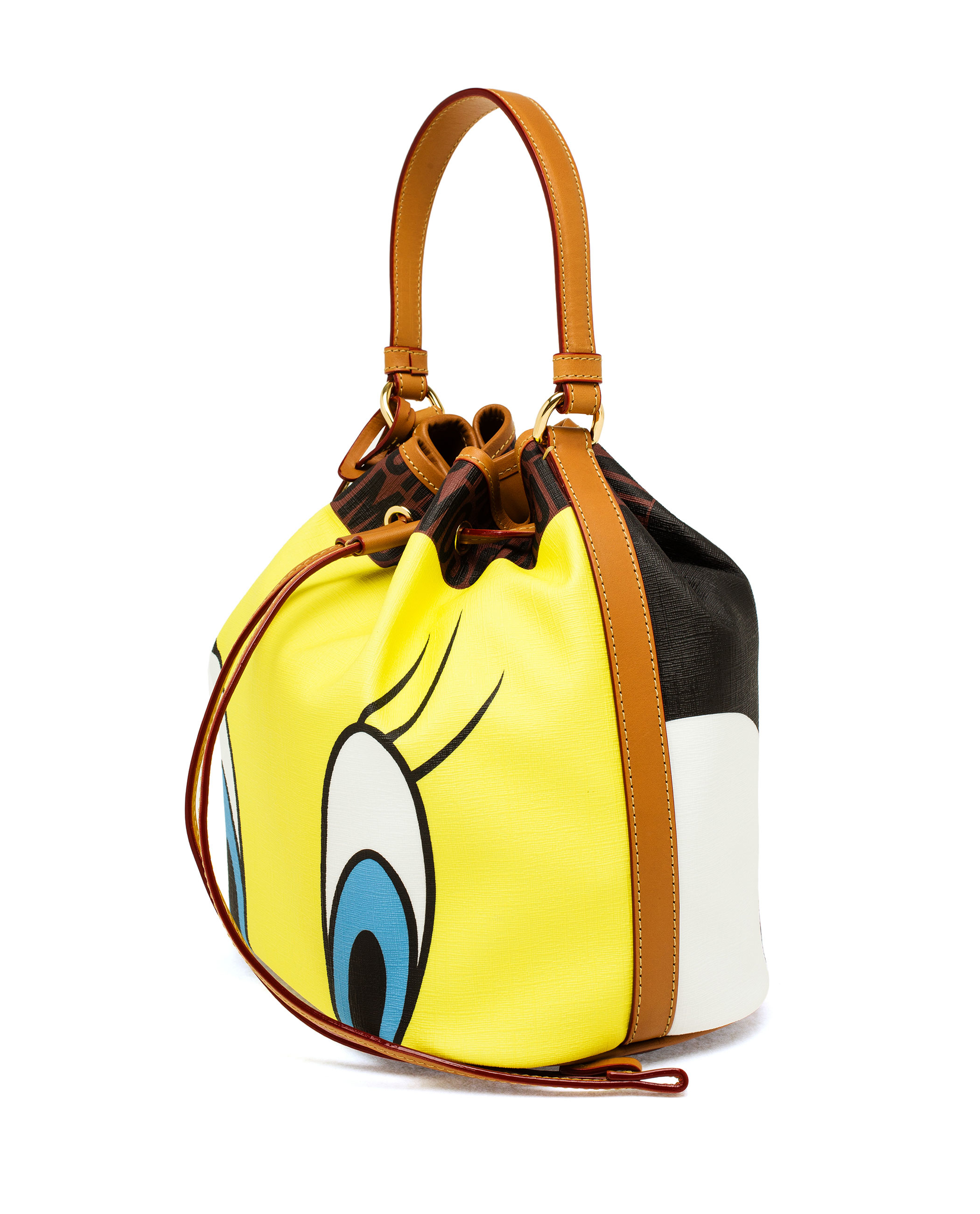 Moschino Looney Tunes Bucket Bag in Brown | Lyst