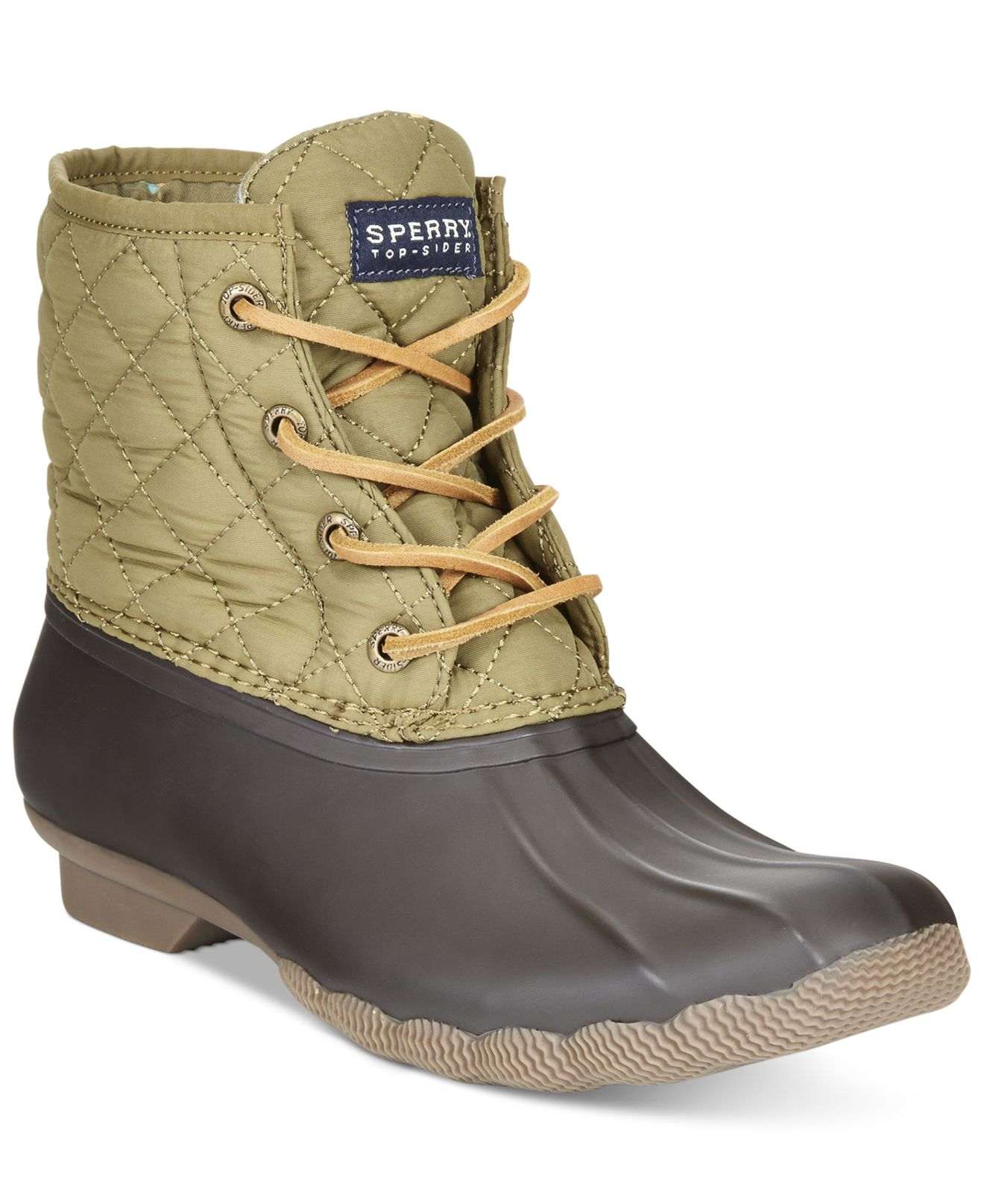 sperry boots green