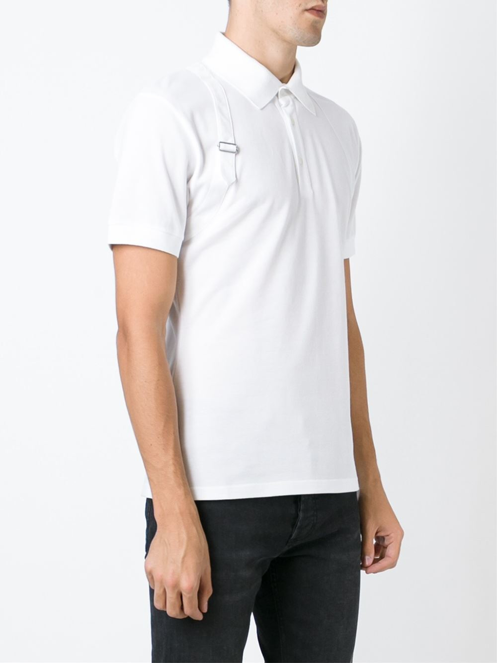 Alexander McQueen 'harness' Polo Shirt 