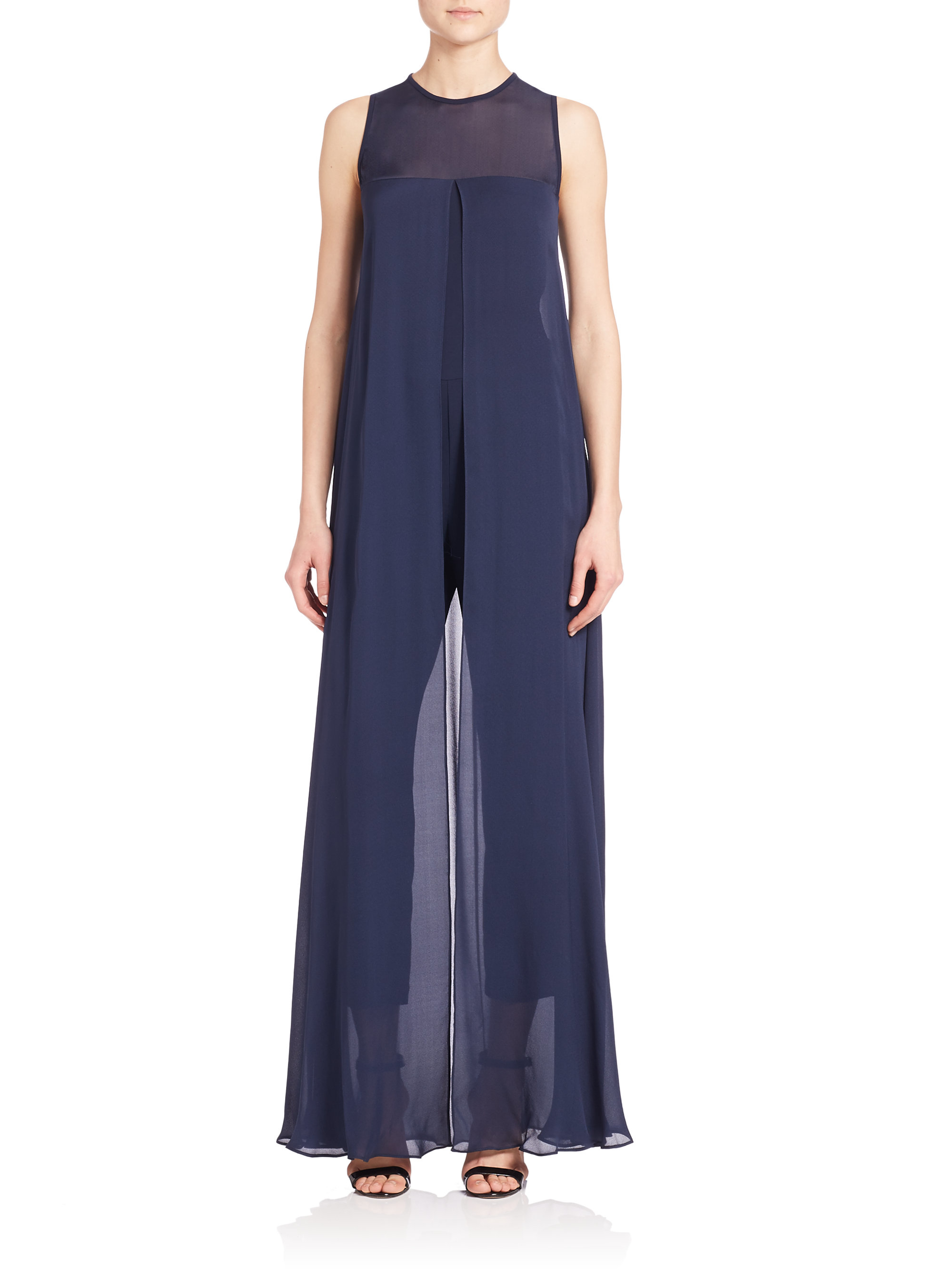 trina turk cape jumpsuit