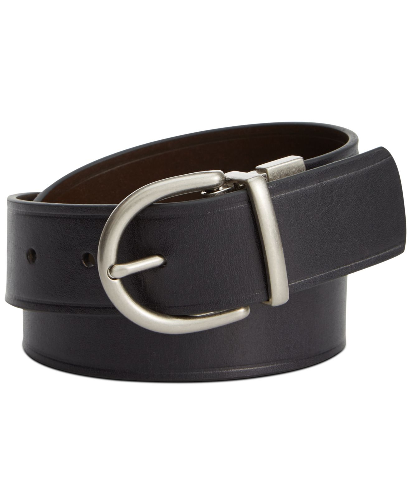 Fossil Reversible Leather Belt in Black for Men Lyst