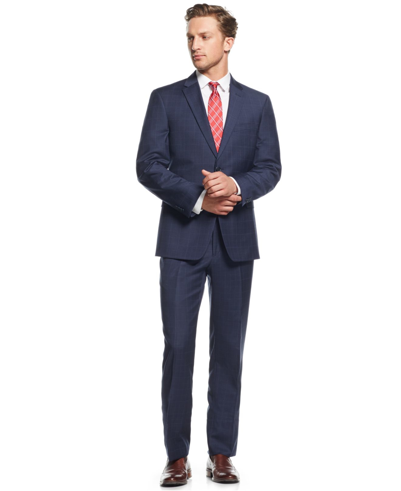 tommy hilfiger slim fit suit