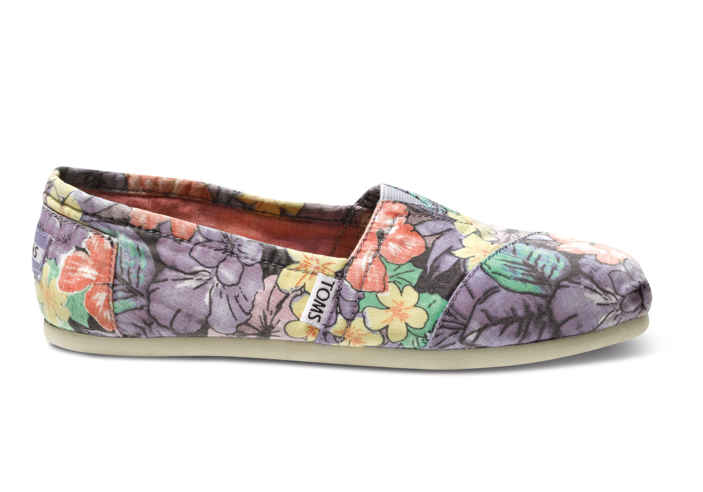 Toms Lilac Faded Tropical Women'S Classics in Floral (lilac) | Lyst