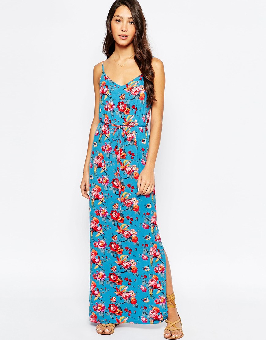 oasis blue floral dress