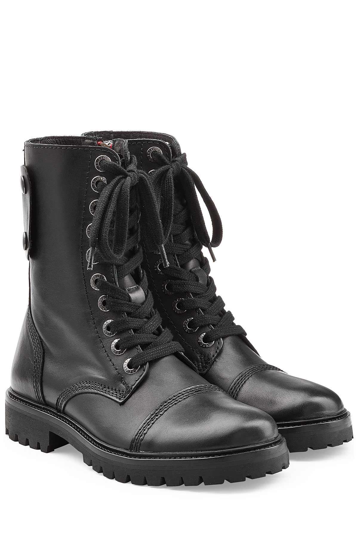Lyst Zadig & Voltaire Leather Boots Black in Black