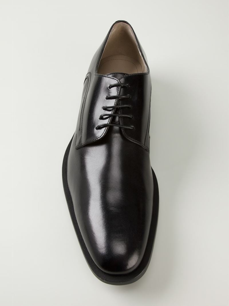 dior homme metal toe derby shoes