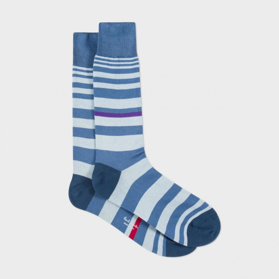 mens pale blue socks