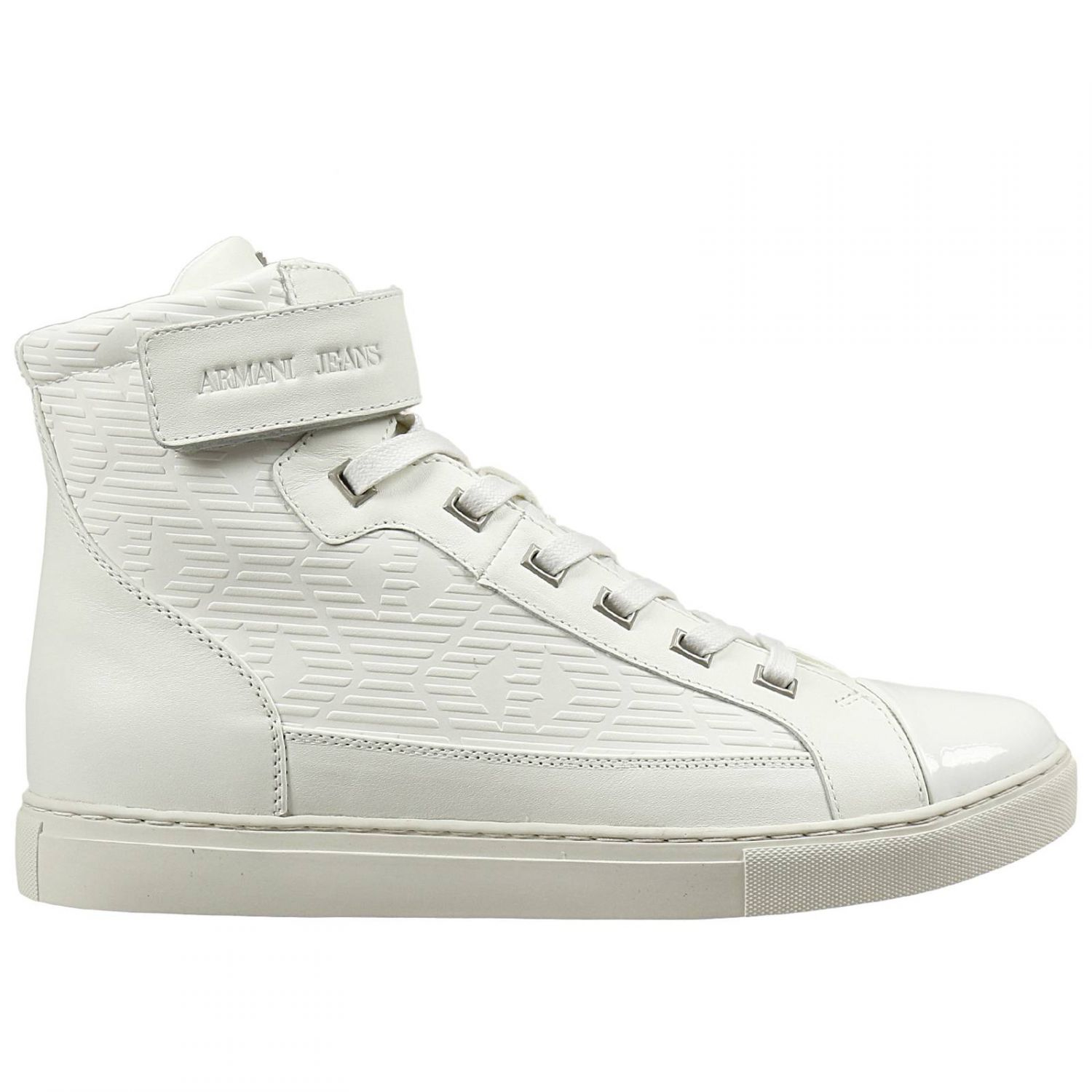 mens white armani jeans
