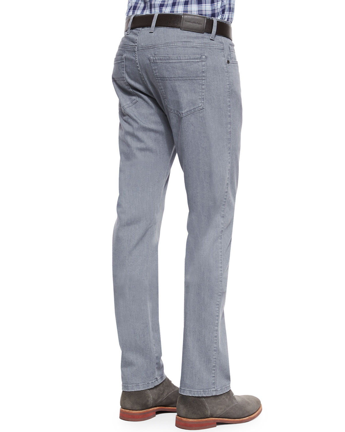 Lyst Ermenegildo Zegna Slimfit Denim Jeans in Gray for Men