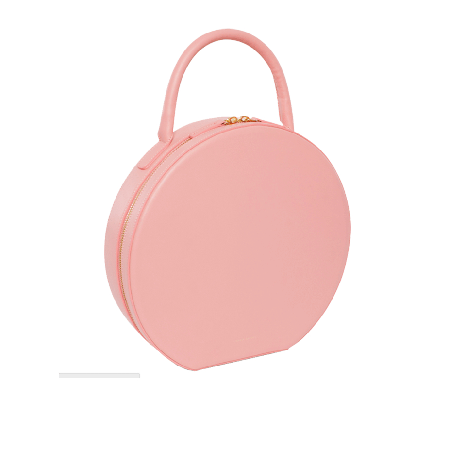pink round bag
