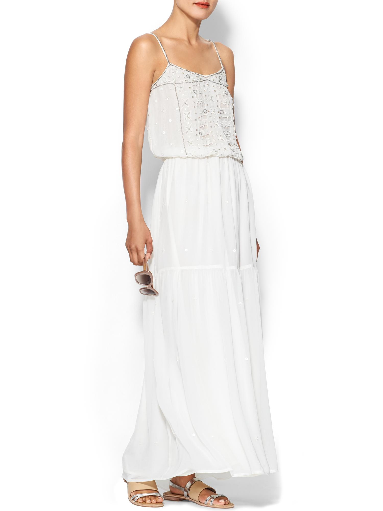 French connection California Dreaming Dress in White (Winter White) | Lyst
