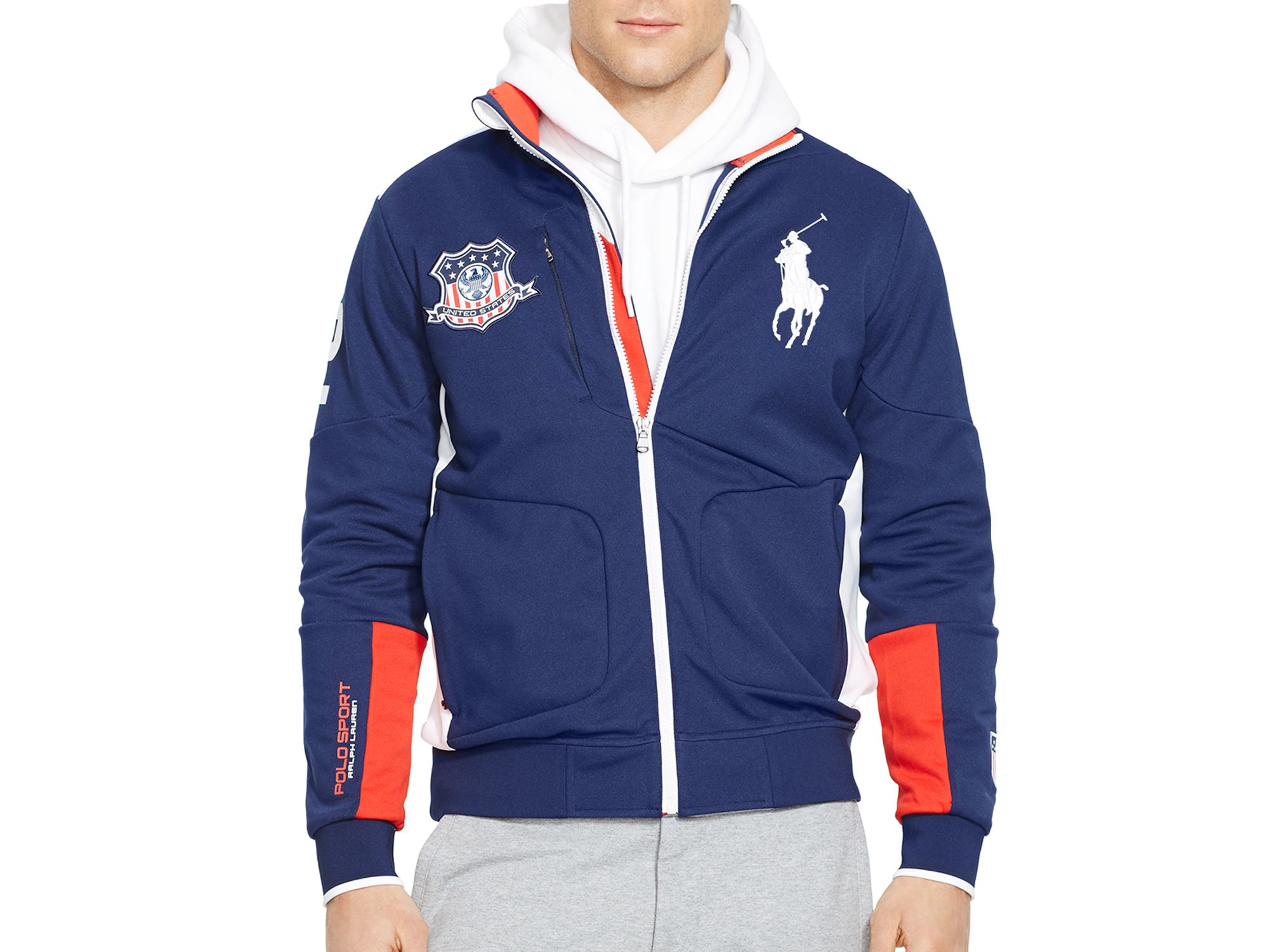 polo sport track jacket