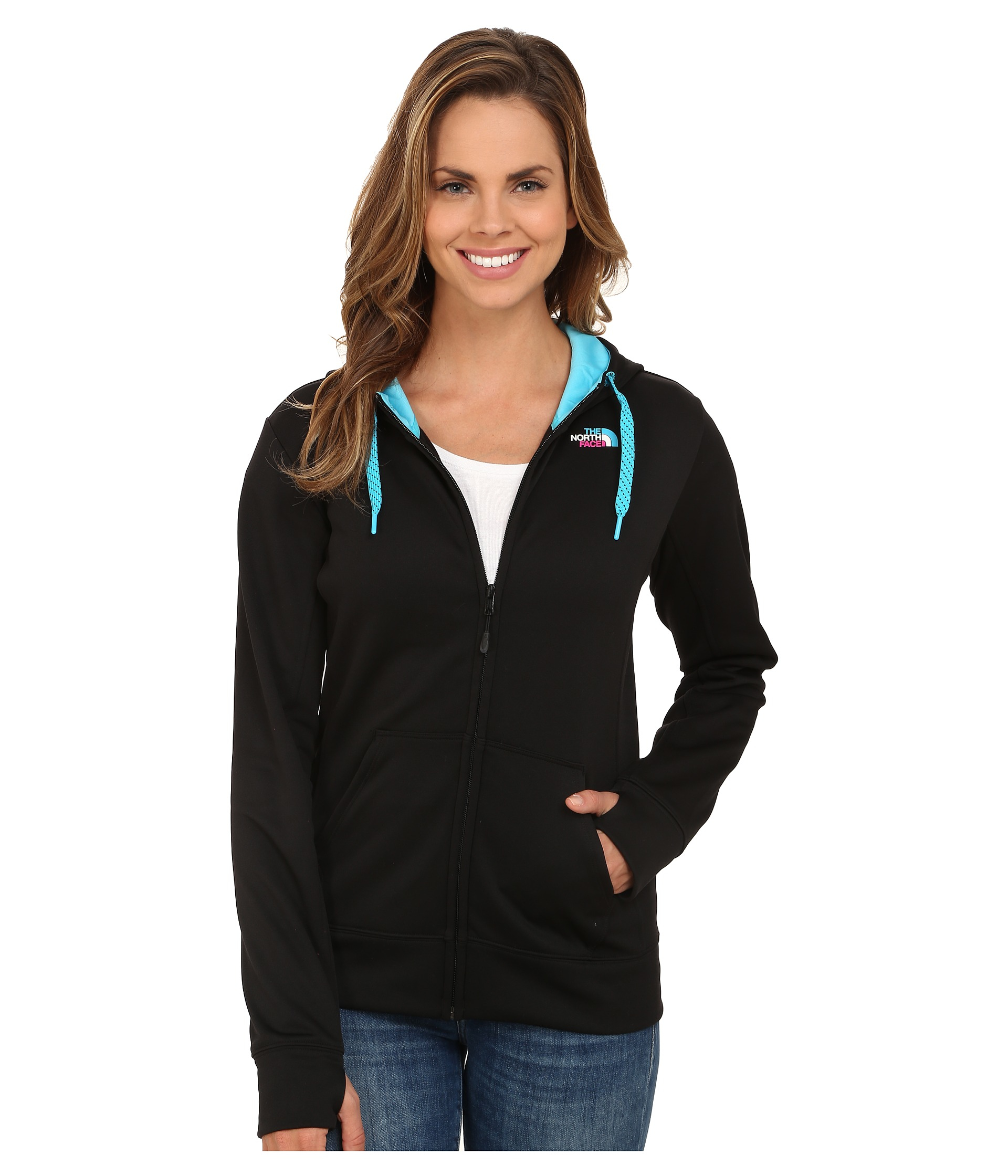 north face women's fave full zip hoodie