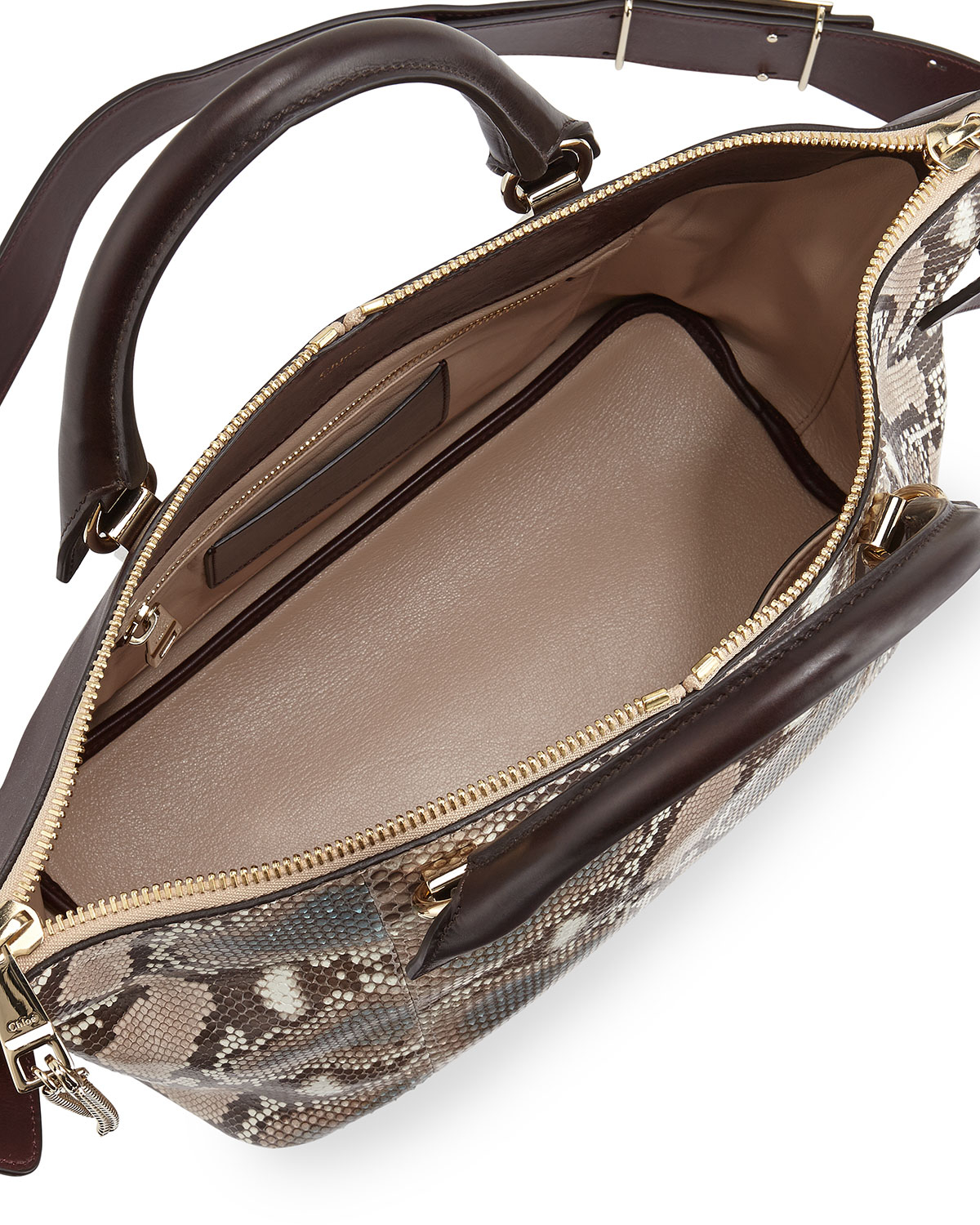 Chlo¨¦ Baylee Medium Python Shoulder Bag in Animal (pink) | Lyst Chlo¨¦ Baylee Medium Python Shoulder Bag in Animal (pink) | Lyst