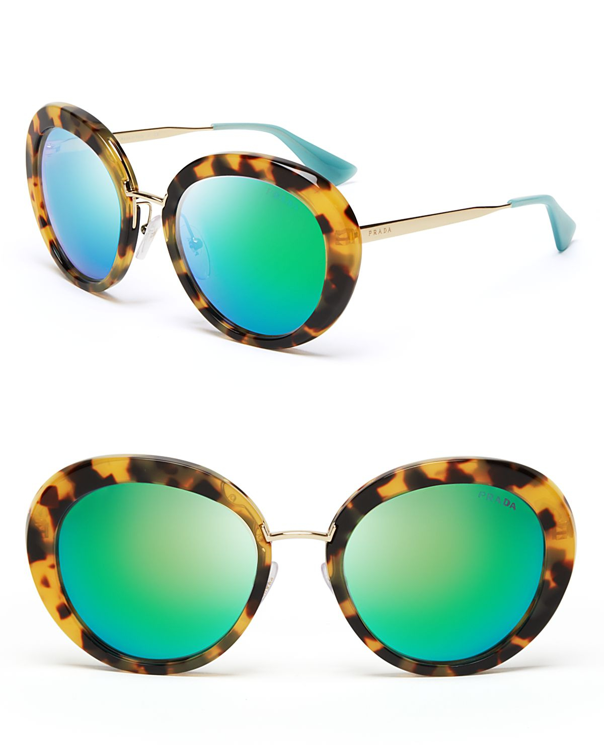 prada oversized round sunglasses