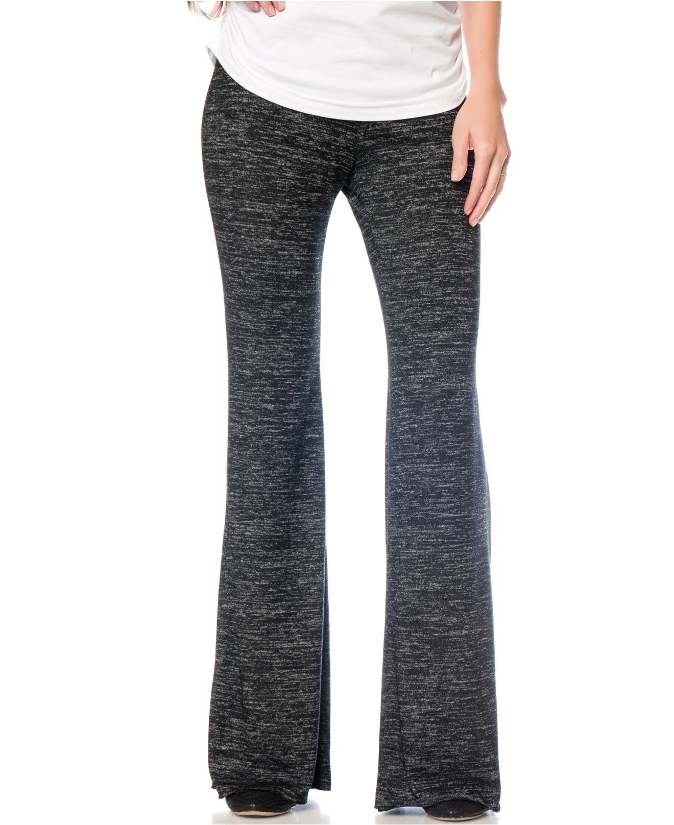 Jessica simpson Postpartum Wide-Leg Lounge Pants in Gray | Lyst