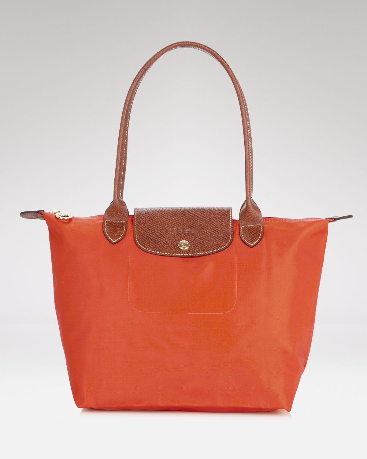 Longchamp Le Pliage Medium Shoulder Tote in Red (Poppy) | Lyst