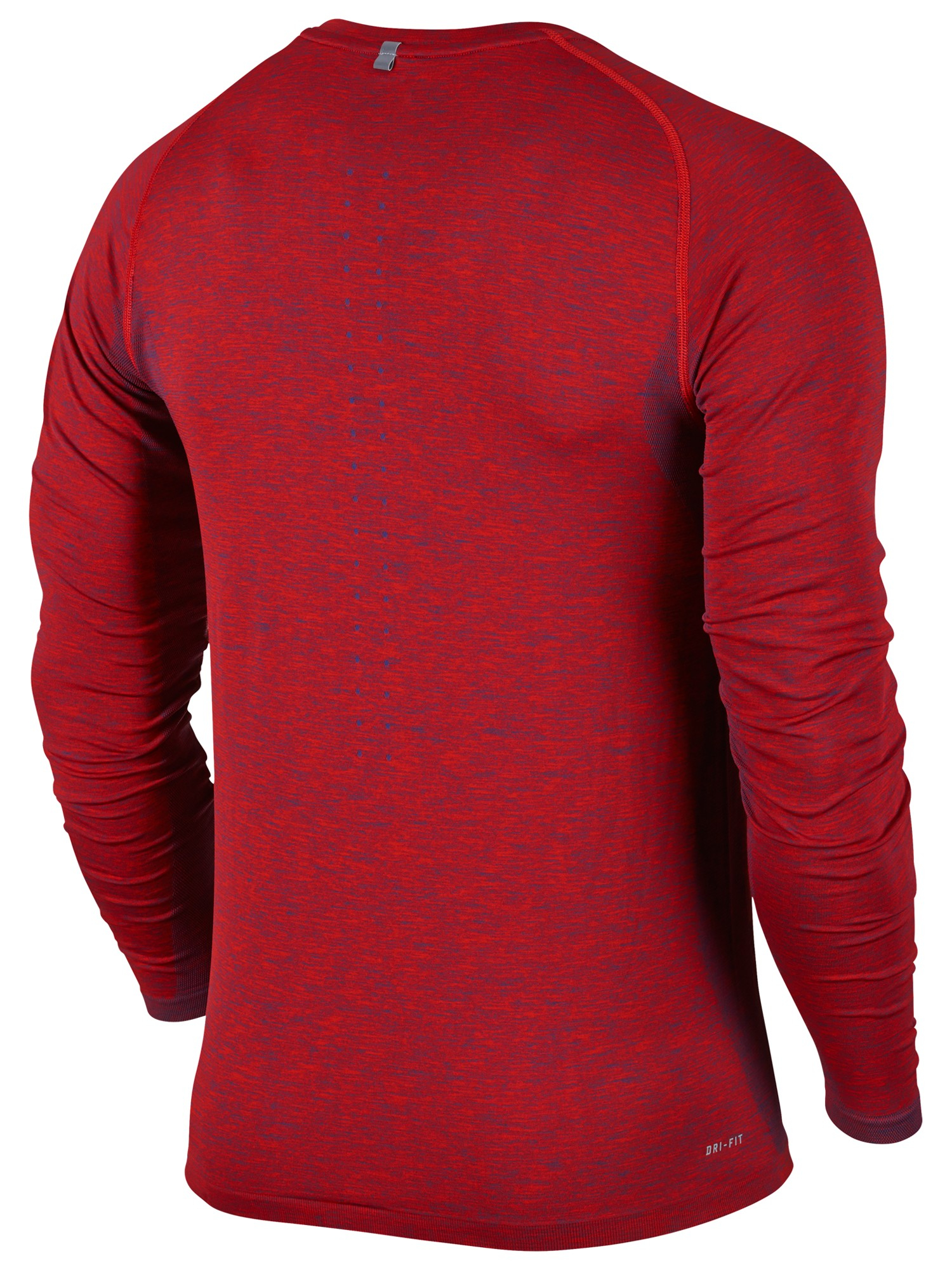 mens red nike running top