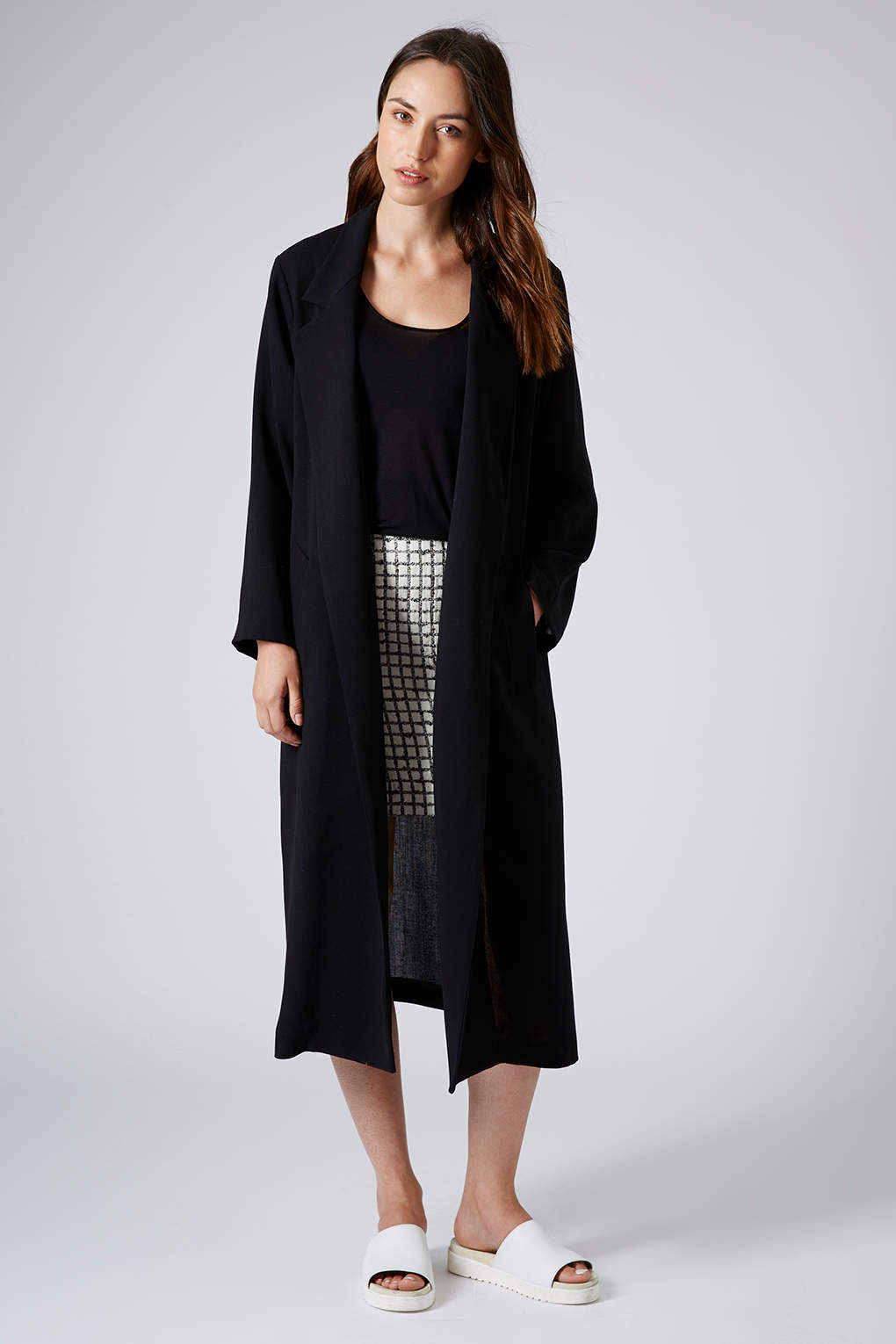 long black summer jacket
