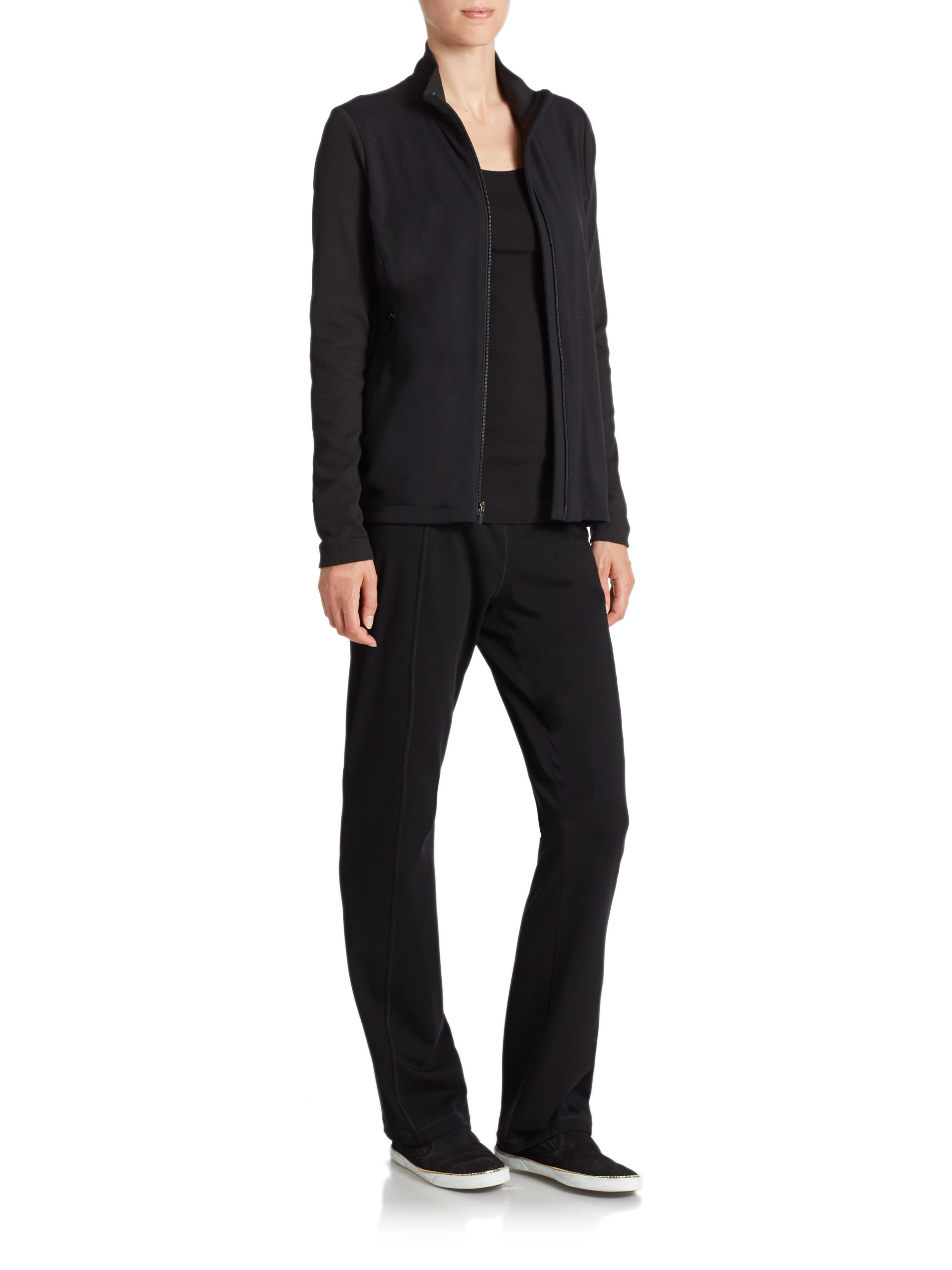 eileen fisher zip front jacket