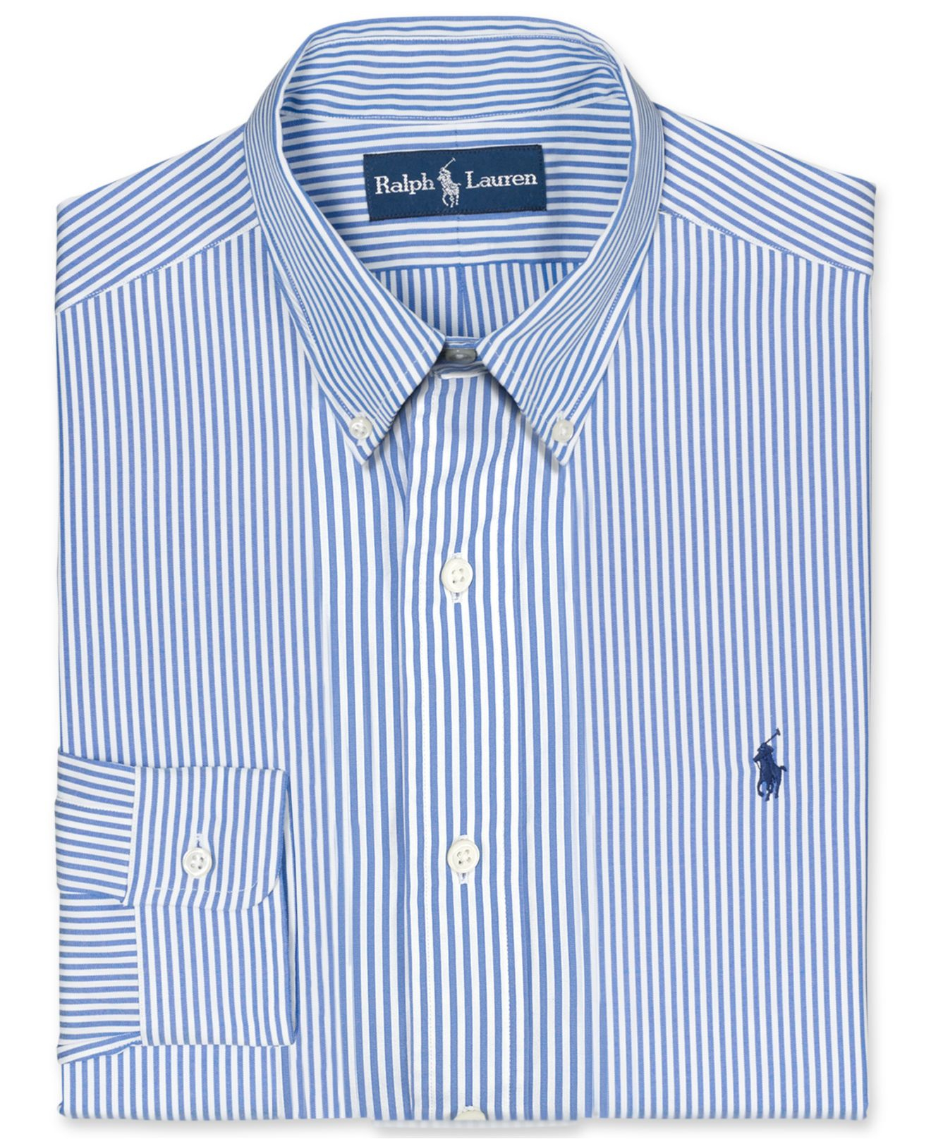 Polo Ralph Lauren Blake Stripe Broadcloth Dress Shirt in Blue for Men ...