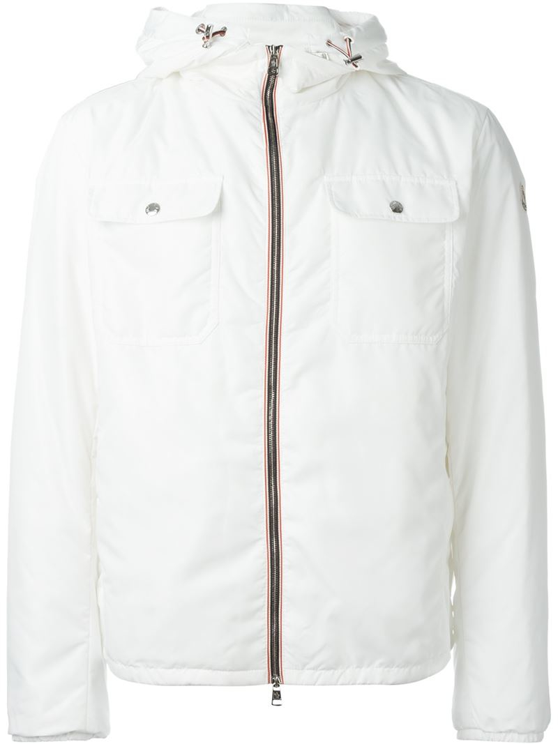 moncler white windbreaker